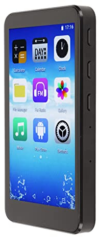 Lecteur MP4 Portable, écran Tactile HiFi WiFi MP4 Player Bluetooth 5.0 3,97 Pouces avec Enregistreur Vocal pour étude (Anglais, Quad Core 128 Go)