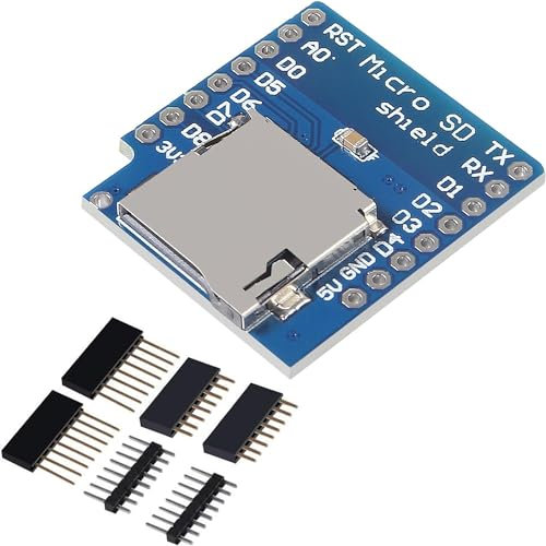 Module Carte Micro SD Shield WEMOS D1 TF WiFi ESP8266 1378Z Compatible avec ARDUINO RASP... (652)