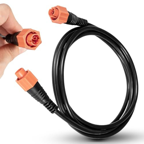 Bzumperyz Replacement Part for Lowrance Ethernet Crossover Cable Yellow Cat5e Cable, 6-Feet, High-Speed, Plug and Play, Waterproof (6 Feet)