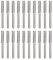 Qivine 20 Pièces Affuteur Chaine Tronçonneuse, Lime Chaine Tronconneuse, Ensemble de Fraises Diamantées Kits de Polissage pour Sculpture pour Meulage Bois Bijoux Pierre 4mm