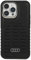 Audi Synthetic Leather Hülle für iPhone 15 Pro Max 6.7 Schwarz hardcase AU-TPUPCMIP15PM-GT/D3-BK