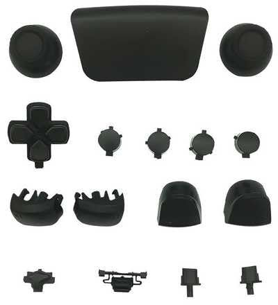 Jeu de boutons entièrement compatible avec la manette Playstation 5 PS5 BDM-020 noir