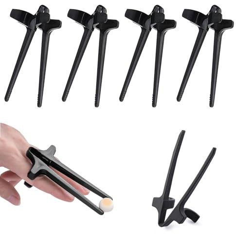 4-Stück Fingerstäbchen für Gamer,Stäbchen Zum Essen,Gaming Gadgets Fingerzange,Fingerstäbchen Chopsticks Ess Snack,Ess Stäbchen Fingerzange Greifer Chips,Snack Zange,Essstäbchen Hilfe Gamer Snack