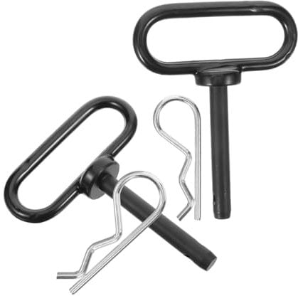 Generisch 2 Stück Anhänger Tor Pin 1/2 Zoll Edelstahl Anhängerkupplungsstift Mit Ring Anti-wackeln Für Rasentraktor Anhängerkupplung Sicherungsstift