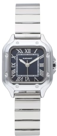 Radiant - Chris Her Collection - Analogue Watch - Women's Wrist Watch - Blue Dial and Silver Strap - Size 27.5mm - 3ATM