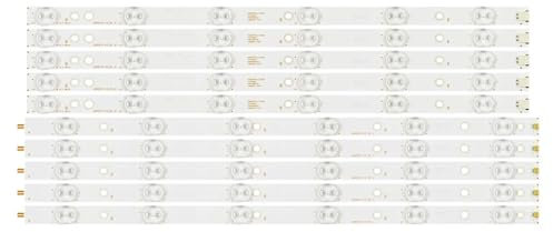 YSABVCP LED Backlight 12 Lamp Strip Fit For Philips 43 TV LB43014 V0_00 TPT430U3 EQLSJA.G 43PUS6501 43PUS6101 43PUS6201 43PUS7202 43PUH6101