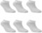 LANCETTI - 6 Paia Calzini Corti Bambino, Fantasmini in Cotone Filo di Scozia per Bimbo, Bianco, 35-39 (10-12 anni)