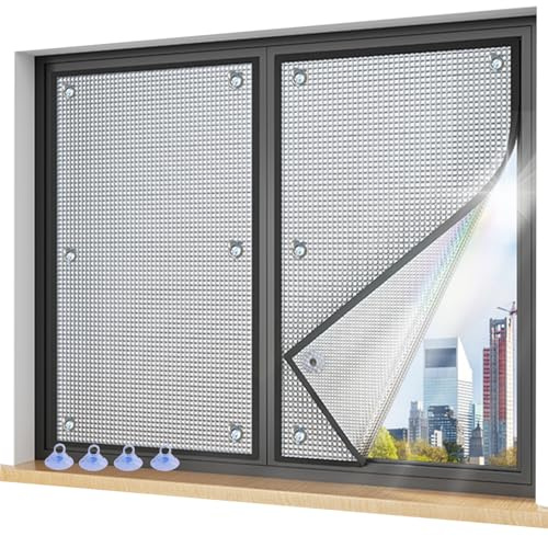 Heat Reflective Window Film Privacy Film for Glass Windows, 8mm Aluminum Foil Insulation Film, Blackout Sun Blocking Anti UV Window Tint for Home Office Attic Skylight Balcony Sun Room(50x70cm)