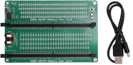 Odorkle DDR5 Memory Tester Card with LED Indicator for Desktop and Server RAM Diagnostic Tool for UDIMM RDIMM