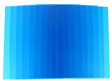 Transparente Farbfilterfolien 10 Stück aus PVC für Foto LED Licht Blau | Farblichtfilter für Fotografie, Farbfolien für LED Beleuchtung, Filterung Verschiedener Wellenlängen