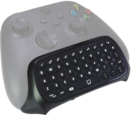 Venom Xbox Controller Keyboard Chat Pad | Wireless QWERTY with Headset Port | xbox chat pad, wireless QWERTY keyboard, controller keyboard, headset port, series x, series s, xbox one