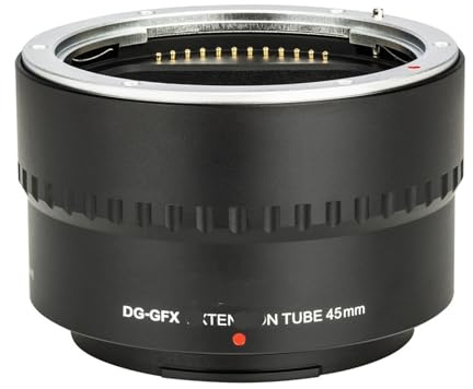 Lens Adapters, DG-GFX 18mm 45mm Macro Extension Tube Autofokus Mount Ring Adapter, Kompatibel for Fuji FUJIFILM GFX50S GFX50R GFX100 Kamera,for Photography(45MM)
