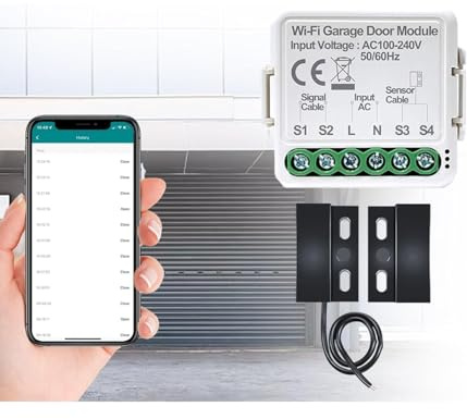 Controlador de apertura de puerta de garaje inalámbrico Bluetooth, puede abrir o cerrar la puerta del garaje en cualquier momento y en cualquier lugar de forma remota