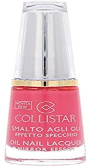 Collistar Öl-Nagellack mit Spiegeleffekt, Nr. 306 Rose Geranium, Nagellack mit restrukturierenden und pflegenden Ölen, langanhaltende Farbe, brillantes Finish, mit Argan- und Jojobaöl, 6 ml