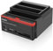 Station d'accueil pour Disque Dur pour boîtiers de Disque Dur 6,3 cm/8,9 cm USB 3.0 vers 2 Ports SATA 1 Port IDE Disque Dur Externe Disque Dur Lecteur de Carte hub USB 3.0 avec OTB/OTC Hors Ligne