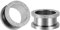 Huacan Flesh Tunnel Piercing Set 6mm 8mm 10mm 12mm 14mm 16mm Ohr Plug Schwarz Silber Rose Mit Granulierend Anhänger Double Flared Klassisch Expander Chirurgen Edelstahl Schmuck Damen Herren 2 Stück
