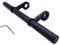 Mairhie Stationary Bike Handlebar Extender, 12 Inches Double Clamp Bike Bracket Bicycle Accessories for Phone Mount, GPS, Light Lamp (Black)