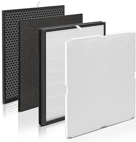 SOMEWAYTOP [Odor Remover] MinusA2 Filters Replacement Kit Compatible with MinusA2 Filter Replacement, SPA-700A SPA-780A SPA-780N 1 H13 HEPA 1 Odor Remover 1 Activated Carbon and 1 Pre-Filter, 4-Pack