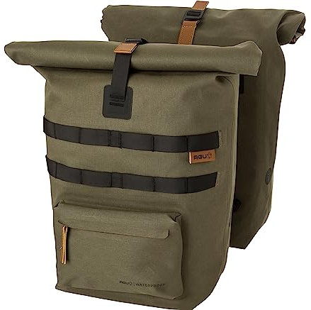 AGU Convoy Doppelte Fahrradtasche Urban Click'nGo MIK Army Green 34L