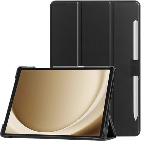 VOVIPO Slim Case for Samsung Galaxy Tab A9+ 11 Inch 2023,Super Thin Lightweight Tri-Fold Stand Cover with Auto Wake/Sleep Function for Galaxy Tab A9 Plus 2023 Model (SM-X210/X216/X218)-Black