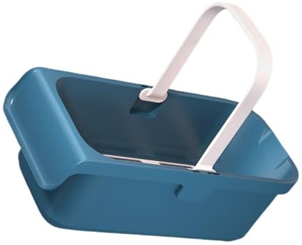 COLLBATH Cubo De Limpieza Rectangular Gran Capacidad para Trapeador Mango Ergonómico