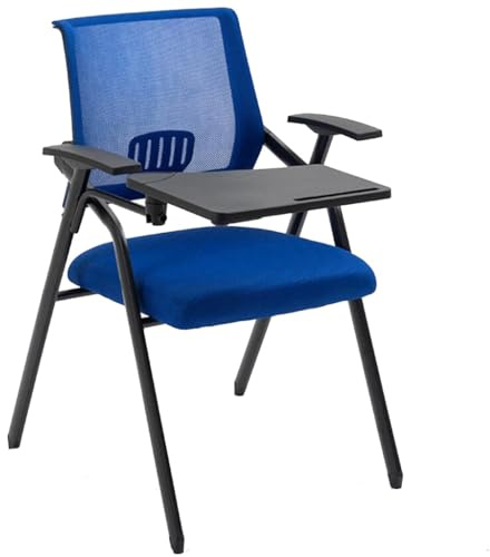 Ergonomic Folding Chair with Writing Table Mesh Laptop Desk Chair Portable Office Stool with Attached Desk for Comfort and Convenience Ideal for Work and Study