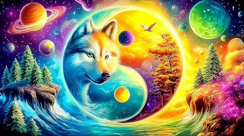 HochwerTiger Cartoon Erwachsenenpuzzle 1000 Teile Herausforderndes Spiel Bildungsspiel-Entspannung Puzzle für Erwachsene und Kinder Tolle Geschenkidee 38x26cm/1000pcs