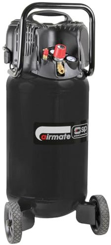 SIP Airmate V245/50 Vertical Air Compressor Oil-Free Direct Drive, 230V 50L 2hp 116psi 8CFM