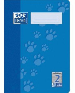 10x Oxford Junior Heft DIN A4, 2.Schuljahr, 90 g/qm,16 Blatt