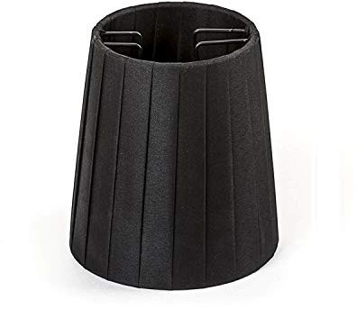Lampenschirm aus Polyester Monkey Lamp, Ø 8,5/11 cm, Höhe 12,3 cm, Schwarz