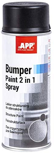Peinture APP Noir Texturé pour Plastique, 1 Canette