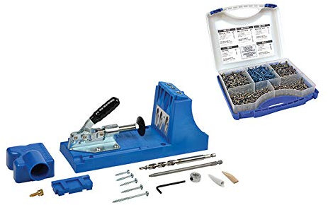 Kreg Gabarit de perçage pour trous de poche K4 avec jeu de vis gratuit 675 pièces