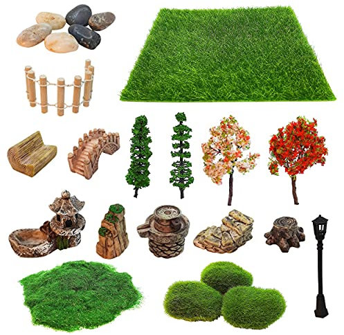 Accessoires Jardin Zen, Miniatures de Jardin de Fée, Décorations de Bac à Sable, Miniatures de Jardin Zen, Accessoires de Jardin de Fée, Figurines de Jardin de Fée, Terrarium Accessoires