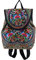 Enzege Vintage Leinwand Rucksäcke Blumen Rucksack für Damen Frauen