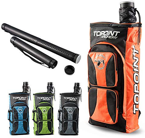 ZSHJG Bogentasche Tasche für Recurvebogen Bogenrucksack für Takedown Recurve Bögen Bogen Fall Halter Tragetasche Bogenschießen Handtasche Jagdtasche Zubehörtasche (Grün)