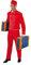 M215201-L rot Herren Hotel Diener Pagenkostüm Bell Boy Gr.L=56