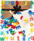 Jaques of London Magnetic Letters | 80 Pieces Alphabet Fridge Magnets for Kids | Letter Magnets | Magnetic Toys for Kids | Since 1795