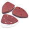 Detail Sander Sandpaper 30Pcs 5-Hole 40 Grit Aluminum Oxide Mouse Sanding Pad Hook & Loop Mouse Detail Sander Pads for Wood Furniture, Extra Coarse Triangle Sand Paper for 140mm Palm Sanding Machine…