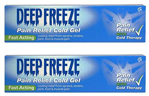 2 x 35g Cooling Gel Legs Back Neck Shoulders Muscular Fast Action