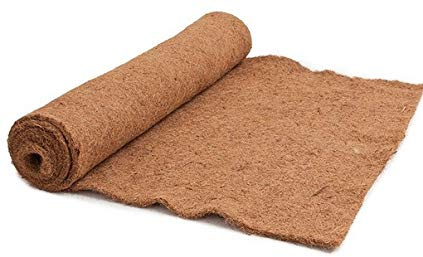 Kokosfasermatte 200 cm Breite – Kokosmatte als Matratzenauflage, Winterschutz & Tierunterlage – Naturfaser mit Latexbindung - Garten Bodenschutz – Meterware 10m