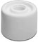 Rubyz Floor Mounted White Rubber Door Stopper / 28mm / White