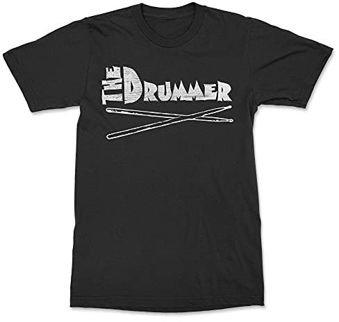 Ma2ca - Drumsticks - Drummer Schlagzeuger T-Shirt-Black-m
