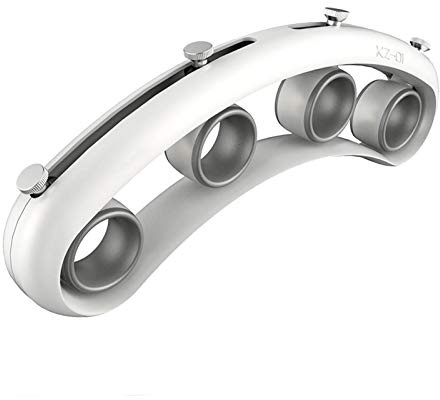 Saycker Gitarren-Fingererweiterung, tragbare Spannweite, Übung, Handstärker, Geschwindigkeit, Gitarre, Finger-Expander Trainer für Bass, Klavier, Fingergeschwindigkeitssystem (weiß)