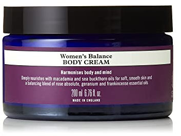 Neal's Yard Remedies | Women's Balance Body Cream | Vegan | Skin Care Gifts for Women | Deeply Nourishing Cream with a Balancing Blend of Essential Oils | 200ml