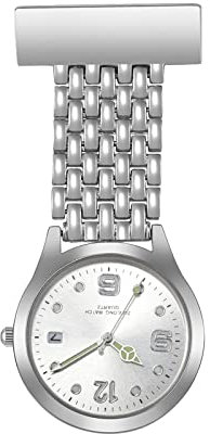 Avaner Schwesternuhr mit großes Zifferblatt Pulsuhr Krankenschwester Uhren Schwesternuhren mit Clip Analog Quarzwerk FOB Ansteckuhr für Arzt Doktor Medical