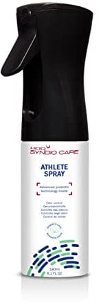 Athlete Spray, Antiodore con Probiotici Naturali per Piedi, Scarpe e Abbigliamento Sportivo. Rimuove e previene l'Odore di Sudore.