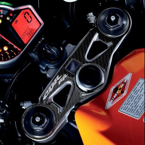 labelbike - Adesivo con licenza ufficiale Honda Protezione in resina gel 3D per piastra sterzo forcella moto Honda CBR 1000 RR 2008-2016 - Logo CBR Honda Bianco