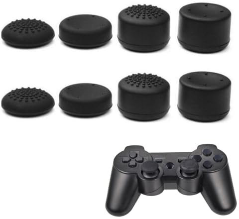 CUZKC Ensemble de 8 pièces Joystick pour Steam Deck OLED,Joystick Caps pour Steam Deck LCD,Silicone Thumb Grip Caps pour Steam Deck