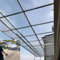 Transparente Polycarbonat-Dachbahn, 1 m x 5 m, starke Schlag- und bruchsichere UV-geschützte Platte mit Schrauben für regendicht, langlebigen Schutz