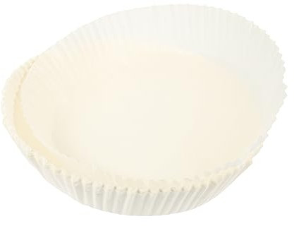 CIYODO 100 Stück Backpapier Für Heißluftfritteuse Papierbackformen Fritteuse Zubehör Antihaft Backmatten
